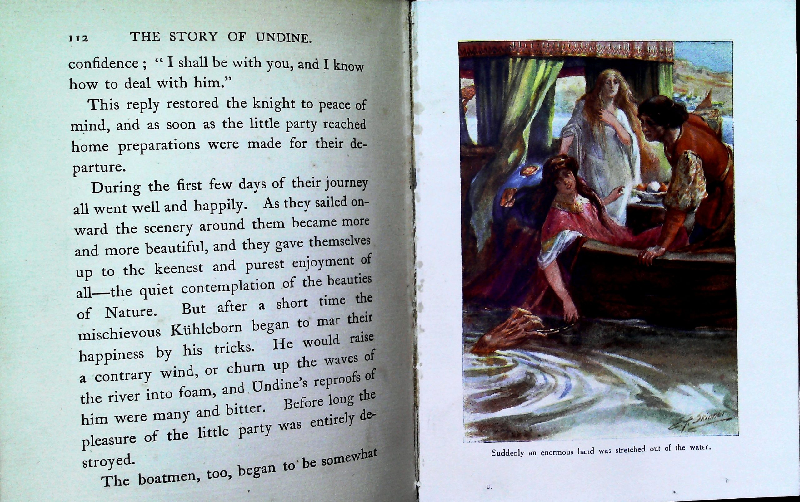 The Story of Undine and House Island illustrated by E F Skinner